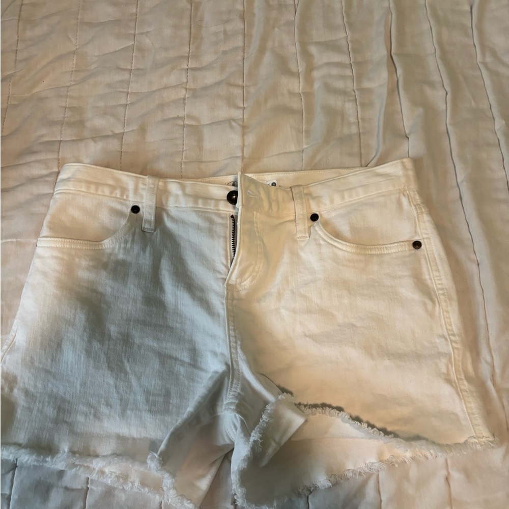 Carve Designs White Jean Shorts